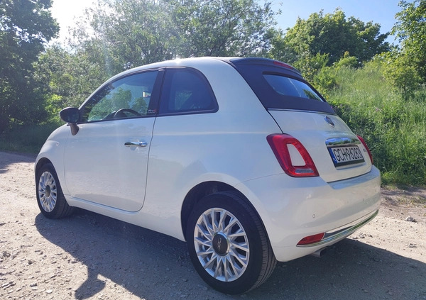 Fiat 500 cena 52900 przebieg: 24000, rok produkcji 2021 z Chojnice małe 92